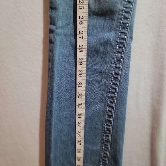 MISS ME Jeans Demin Size 25 Signature Boot Blue Jean Denim Bling 5 Pockets. - Picture 3 of 8